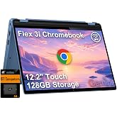 Lenovo IdeaPad Flex 3i Chromebook 12.2" 2-in-1 Laptop, Intel N100, 4GB DDR5 | 128GB Storage (64GB eMMC + 64GB SD Card), FHD+ Touchscreen, Home, Students, Lightweight, Long Battery Life, NFC, Chrome OS