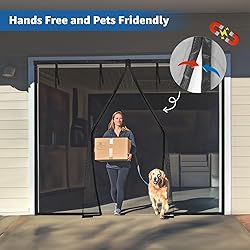 Garage Door Screen 1 Car: 9x7FT Garage Screen Door
