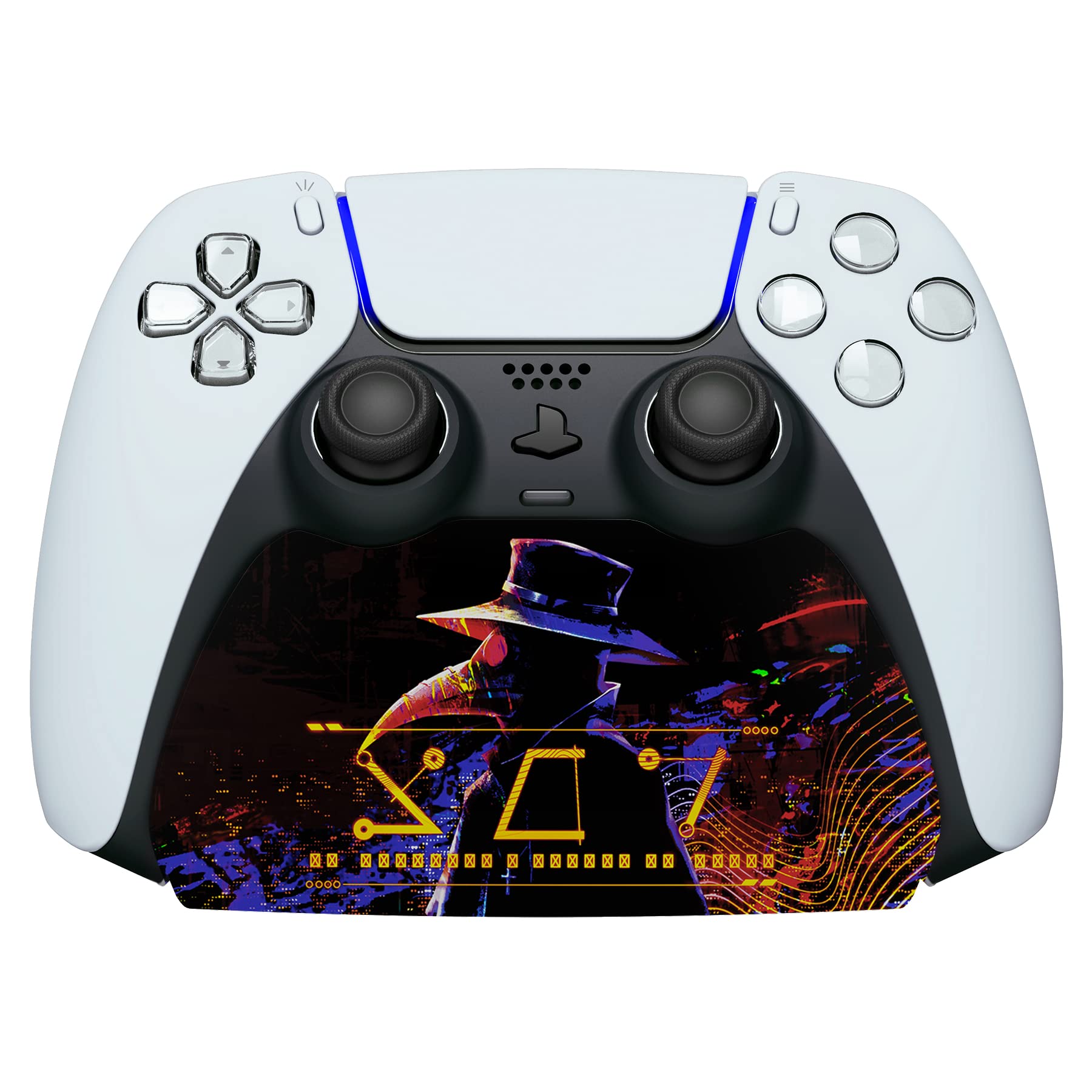 playvital Cyber Plague Controller Display Stand for ps5, Gamepad Accessories Desk Holder for ps5 Controller with Rubber Pads