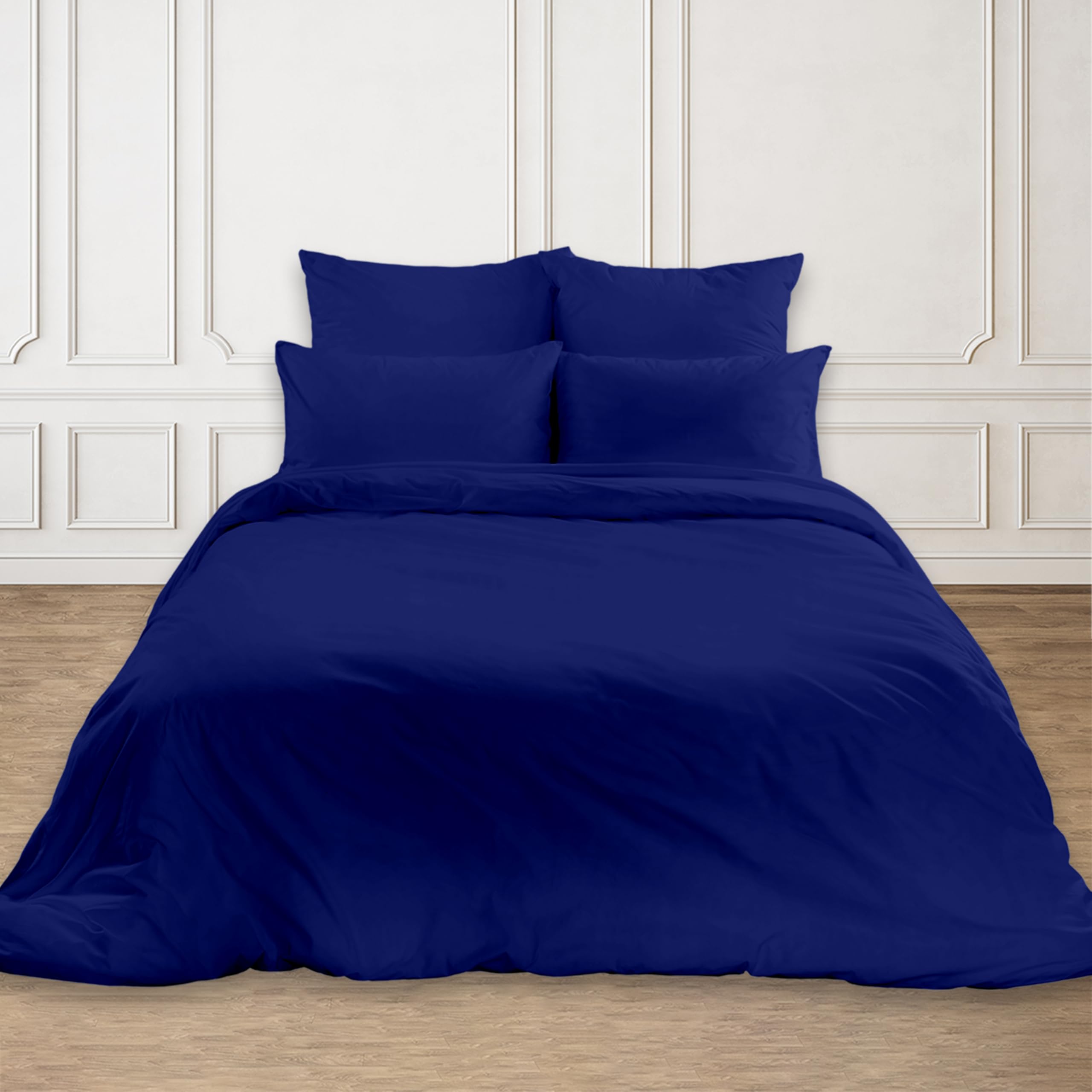 Rohi Easy Care plain Single Duvet Cover set – Soft & Breathable Duck Egg Bedding Set – Button Closure – Anti Allergy Quilt Cover Set with Pillowcases (Single, Duck Egg)