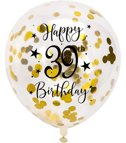 thumbnail image 2 of Black 49th Birthday Balloons - 16 Pack 12 Inch Latex Balloons With Gold Printing 2 of 14