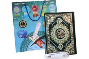 Digital Quran Pen Reader with Extra Large colour coded Tajweed Quran. Includes 4 extra Books