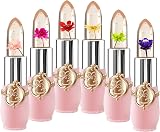 HOPHAT Flower Jelly Lipstick Set 6Pcs Color-Changing Lip Balm Lip Gloss view 8
