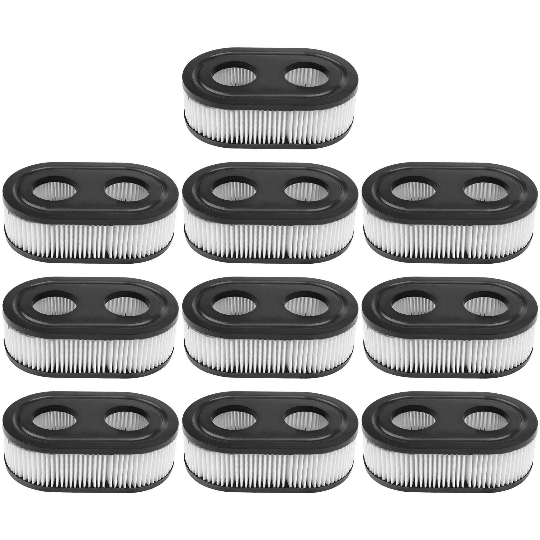 Photo 1 of 10-Pack 593260 Air Filter for Replacement 334404 798452, WOXAFO Lawn Mower Air Filter, Air Cleaner Filters for 500EX 550EX 575EX 625EX 675EXI 725EXI Series Engines Lawn Mower Parts