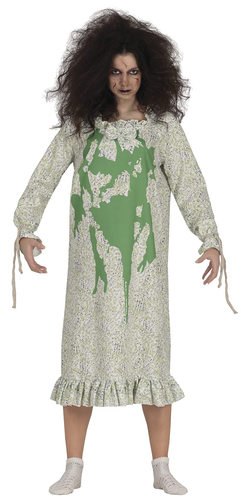 FIESTAS GUIRCA Possessed Girl Halloween Costume Adult Women - Demonic Horror Adults Fancy Dress Costumes Women Size M 10-12