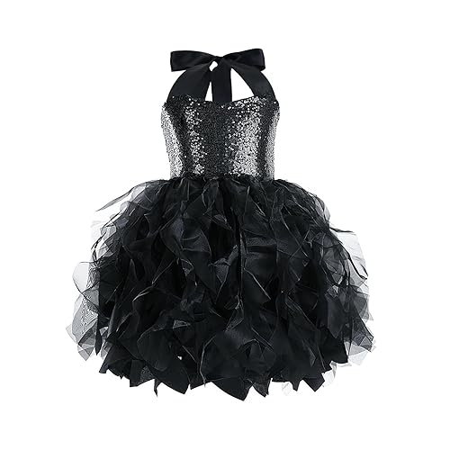 Black Tutu Dress for Girls Sequin Tulle Fairy Sneaker Ball Dresses for  Toddler Kid Little Girl Fancy Sparkly Princess Mommy and Me Formal Dresses  Easter Graduation Birthday Outfit Size 5-6T in Dubai -