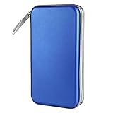 Siveit CD Case, DVD Case Holder 96 Capacity Hard