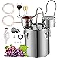 PRIBCHO 5Gal Moonshine Still 20 Liter Water Alcohol Distiller Stainless Steel Spirits Boiler with Copper Tube Build-In…