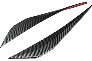 ACROPIX Front Bumper Bottom Corner Cover Trims Fit for Chevrolet Corvette C7 - Pack of 2 Carbon Fiber Pattern