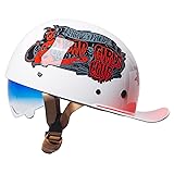 Baseball Cap Motorcycle Half Helmet, Fashion