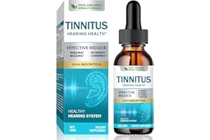 INSCAPE DATA Tinnitus Relief for Ringing Ears, Natural Ingredients Ear Tinnitus Relief, Effectively Reduce Ear Noise & Improve Hearing for Men Women
