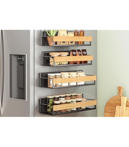 Amazon.com: Zevro Zero Gravity Magnetic Spice Rack with 12