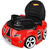 Hot Wheels™ Race Car Potty Training Toilet, Includes Detachable Toddler Toilet Seat and Kids Potty, Ages 12 Months and Up, Red