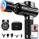 RENPHO Massage Gun with Heat and Cold, FSA Eligible HSA, Birthday Gifts for Women Men, Portable Percussion Muscle Deep Tissue Massager for Back and Neck, Handheld Massager with Carry Case