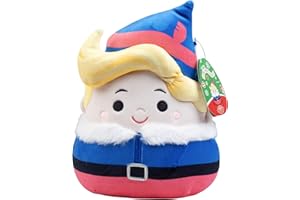 Squishmallows Original 8-Inch Hermey The Elf - Rudolph The Red Nosed Reindeer - Official Jazwares Christmas Plush - Collectible Soft & Squishy Stuffed Animal Toy - Gift for Kids, Girls & Boys