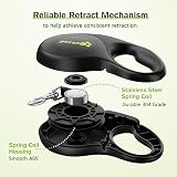 pecu te Pecute Retractable Dog Leash 8m with Poo Bag Holder Black 30kg view 2