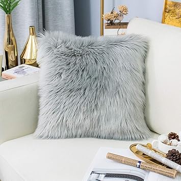 Amazon Com Carvapet Luxury Decorative Faux Sheepskin Fur Throw