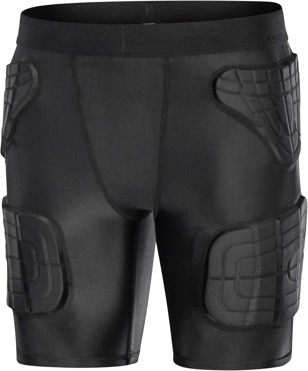 DGYAO Traje Protector Acolchado Para Niños - Camiseta Y Pantalón Corto Para Fútbol, Rugby, Baloncesto Y Deportes De Contacto