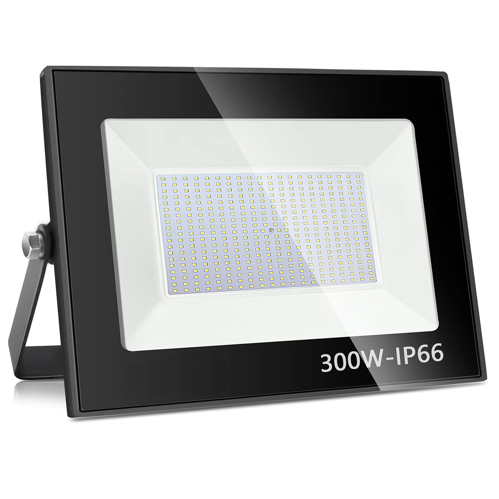 Jefedana LED Spotlight Outdoor 300W Super Bright Outdoor Spotlight,3000K Warm White IP66 Waterproof LED Floodlight 30000LM Floodlight LED Outdoor Spotlight