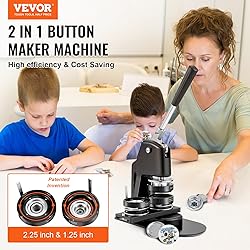 VEVOR Button Maker Machine, Multiple Sizes
