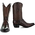Soto Boots Mens Burnished Snip Toe Cowboy Boots H50030