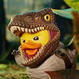 TUBBZ Boxed Edition Jurassic World Rebirth Velociraptor Rubber Duck Vinyl Figure view 4