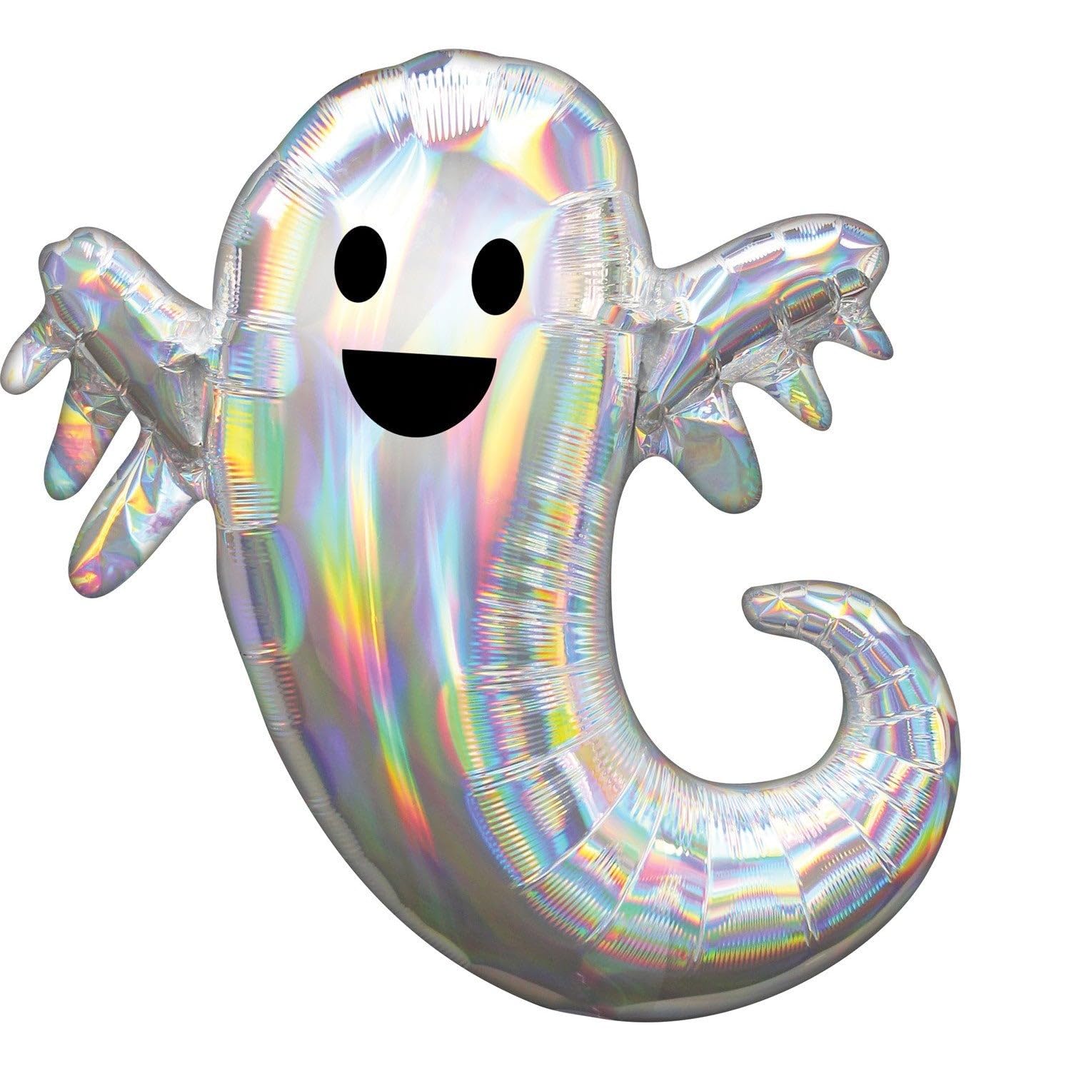 Amscan Anagram 3998601 - Halloween Iridescent Ghost SuperShape Foil Balloon - 28"