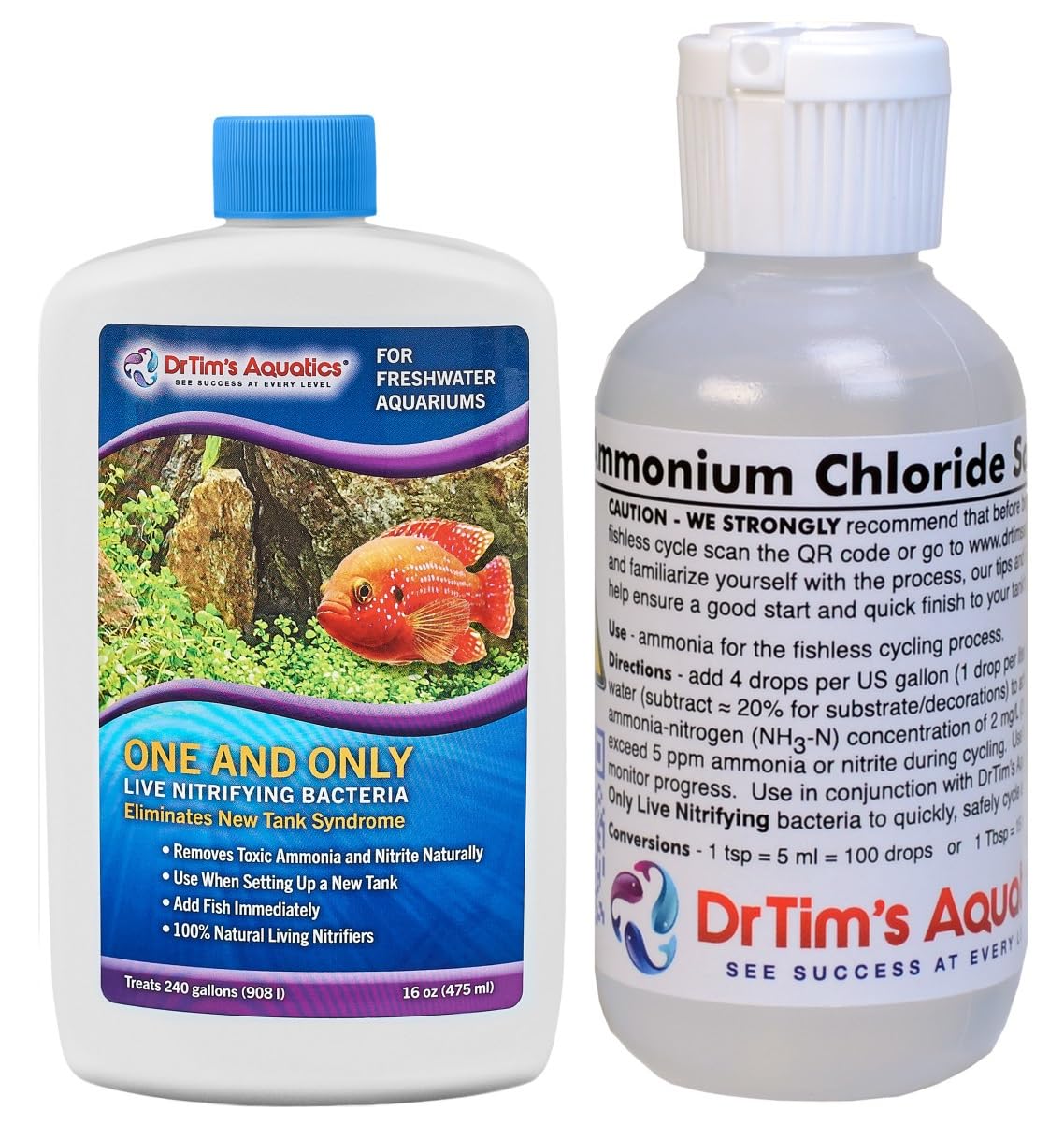 Dr Tim's Ammonium Chloride Solution And Dr Tim One & Only Live