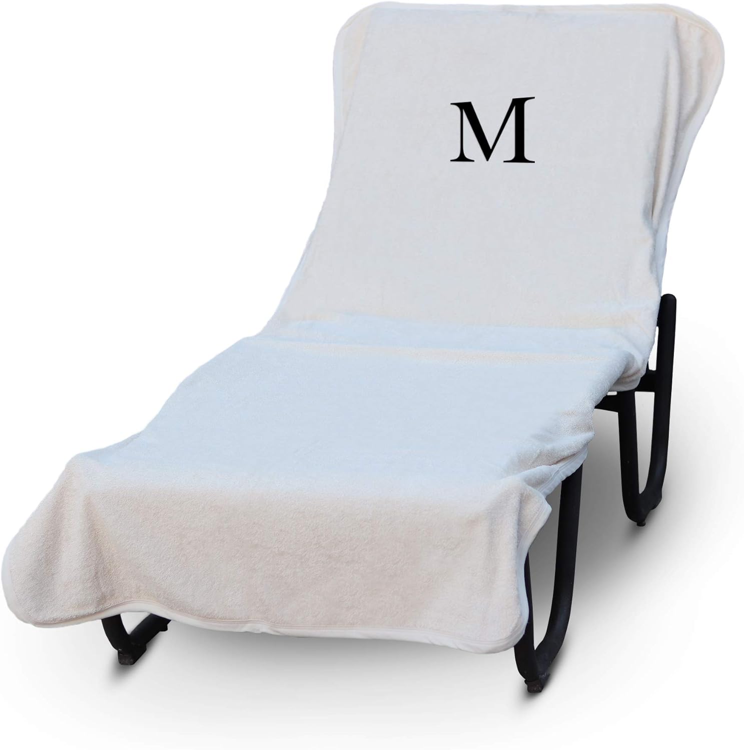 Luxury Hotel & Spa Monogrammed Pool Chaise Lounge Cover