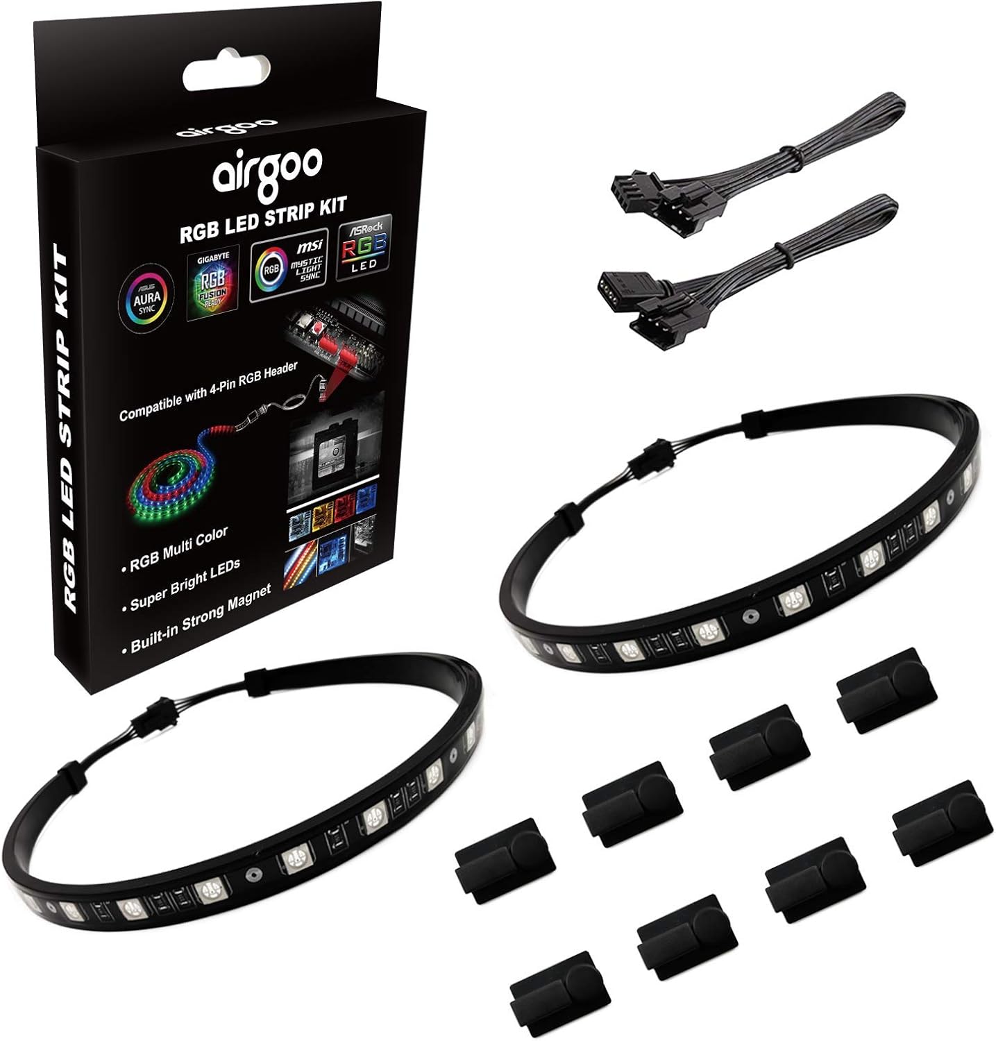 PC RGB LED Strip Light, RGB LED Strip for 12V 4Pin RGB LED Header