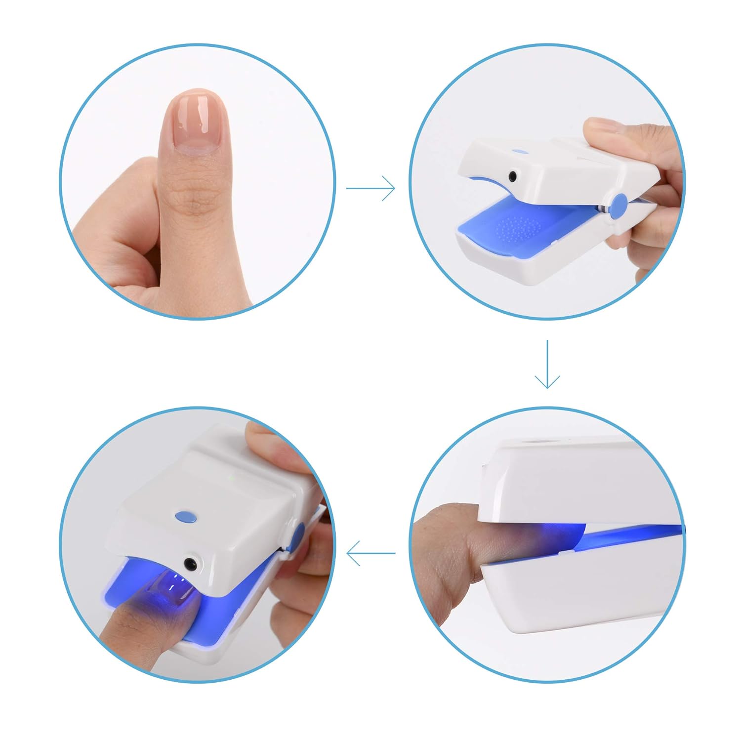 Magnetoe Portable Nail Fungus Remover Laser Device, Safer, Quicker Results, Painless Therapy Treatment, No Side Effects, Treats Discoloration, Solution-Repair and Strengthen Toenails and Fingernails : Beauty