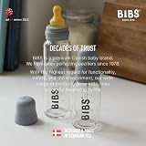 BIBS Baby Glass Bottle Anti Colic 225 ml with Round Natural Rubber Teat view 6
