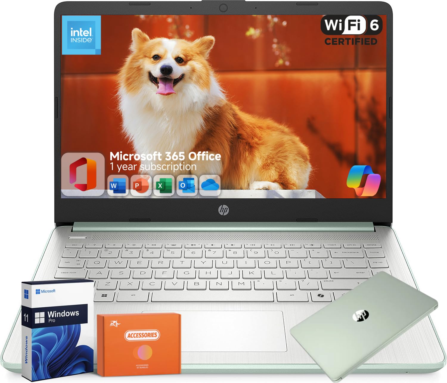 HP 14 Inch Laptop, Intel N150 Processor, 16GB