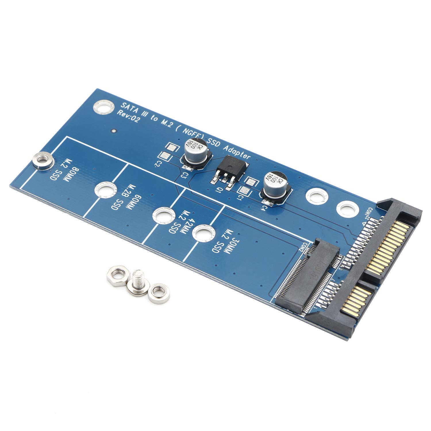 Pxyelec M.2 (NGFF) SSD to AD905A SATA III 3 Adapter Hard Disk Drive Converter Card