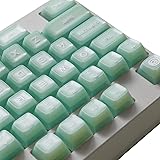 ULTRAEQUIP Jade Keycaps, 160 Keys Double Shot, PBT