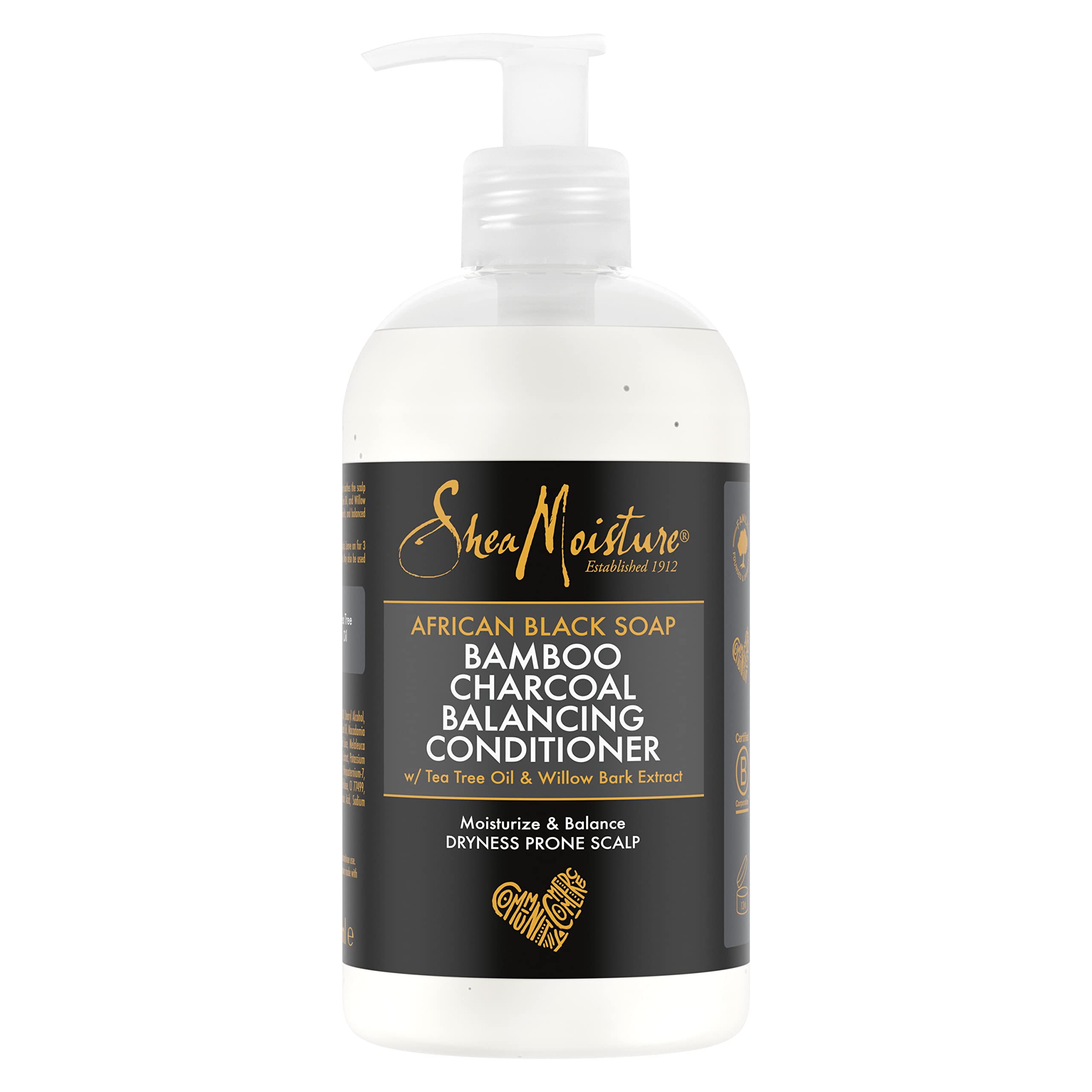 Sheamoisture African Black Soap Bamboo Charcoal Balancing Conditioner 384 ML