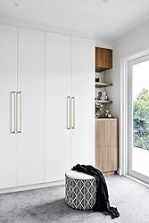 Goo-Ki Brushed Brass Zinc Alloy Cabinet Pull,Modern