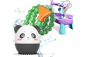 SWANNTQV Water Table Pump, Summer Outdoor Splash Shady Oasis Water Table Toys, DIY Double Tube Water Pump(Green)