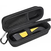 worfty Case for NETUM QR Code Scanner Mini Barcode Scanner Bluetooth Compatible C750 / C740 / C990 / C850 / C830 / C300 - Hard Protective Travel Carrying Storage Bag (Black)
