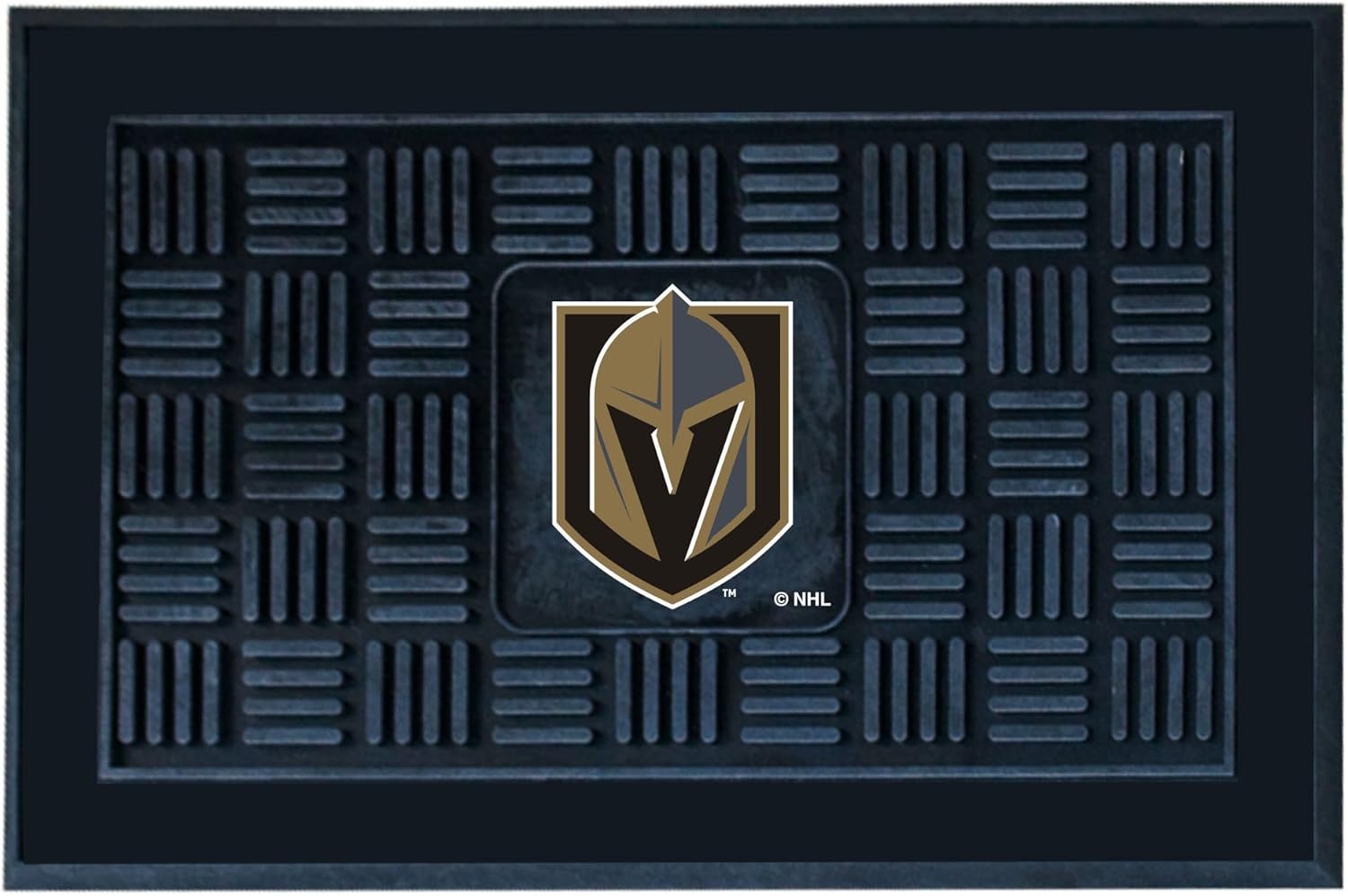 FANMATS NHL Vegas Golden Knights NHL-Vegas Knightsmedallion Door Mat, Team Color, One Size
