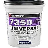 ROBERTS Universal Resilient Flooring & Vinyl-Backed Carpet Tile Adhesive - 1 Gal. (3.78 L)