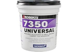 ROBERTS Universal Resilient Flooring & Vinyl-Backed Carpet Tile Adhesive - 1 Gal. (3.78 L)