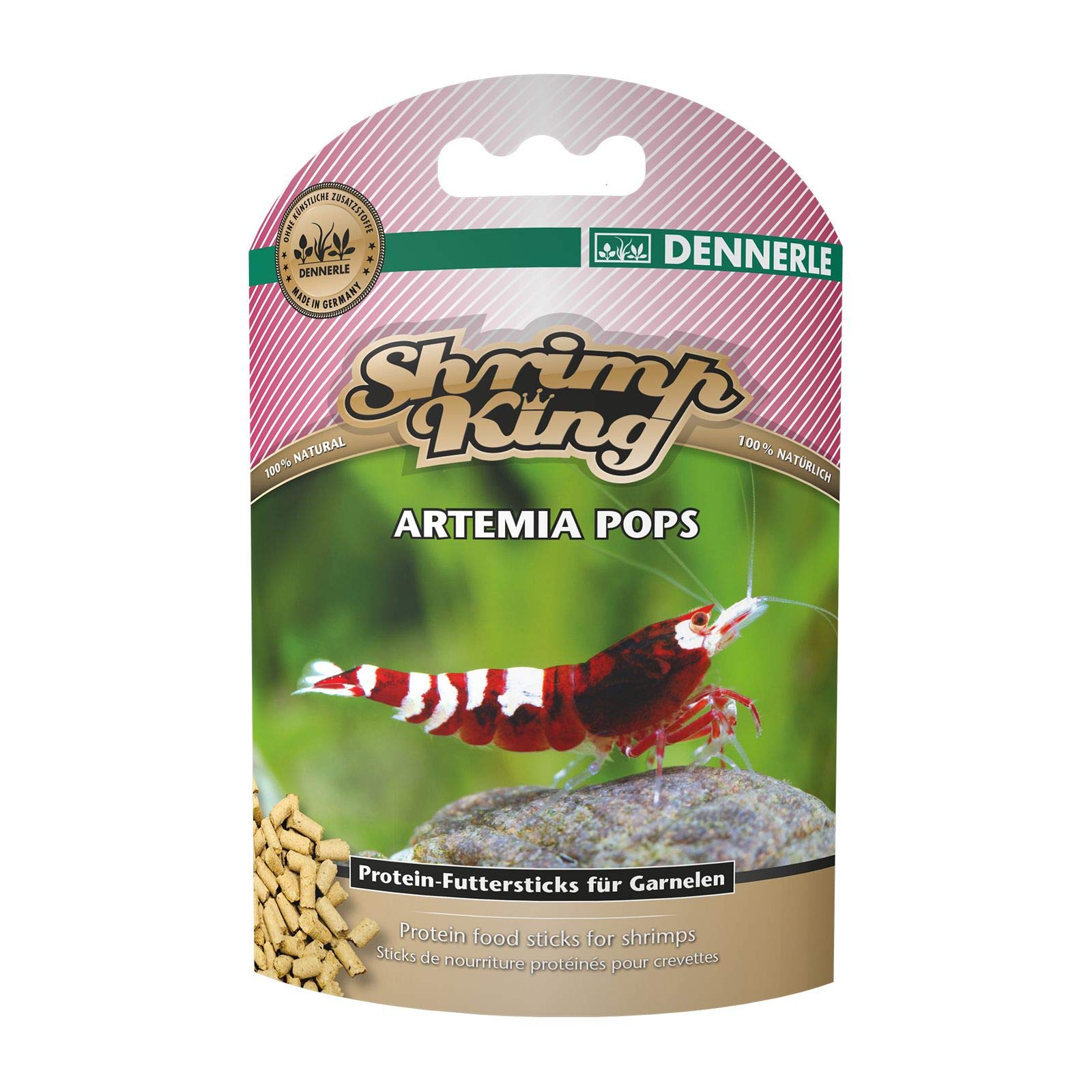 Shrimp King Artemia Pops 40g Protein Food Sticks For Shrimp
