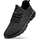 WCIDFY Mens Running Shoes Mesh Breathable Tennis Shoes Lightweight Walking Sneakers Comfortable for Gym