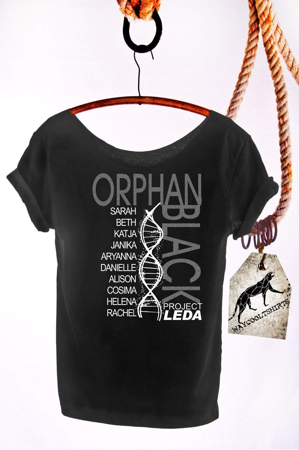 Orphan Black Shirt. Slouchy, Off The Shoulder, Sexy Top! Tunic Length Tee Great for Leggings! Plus Sizes Available!