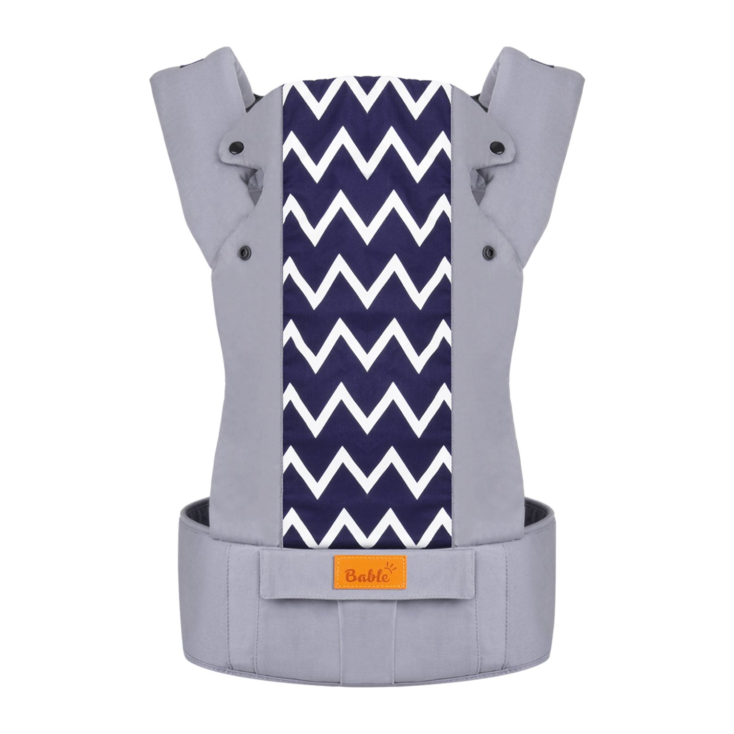 Bable Baby Carrier, Baby Carrier Wrap 3 in 1 Ergonomic Multi-Position for 8-26lbs, Soft Cotton Baby Carriers Front and Back for All Seasons, Wave Stripes, Baby Carrier for dad