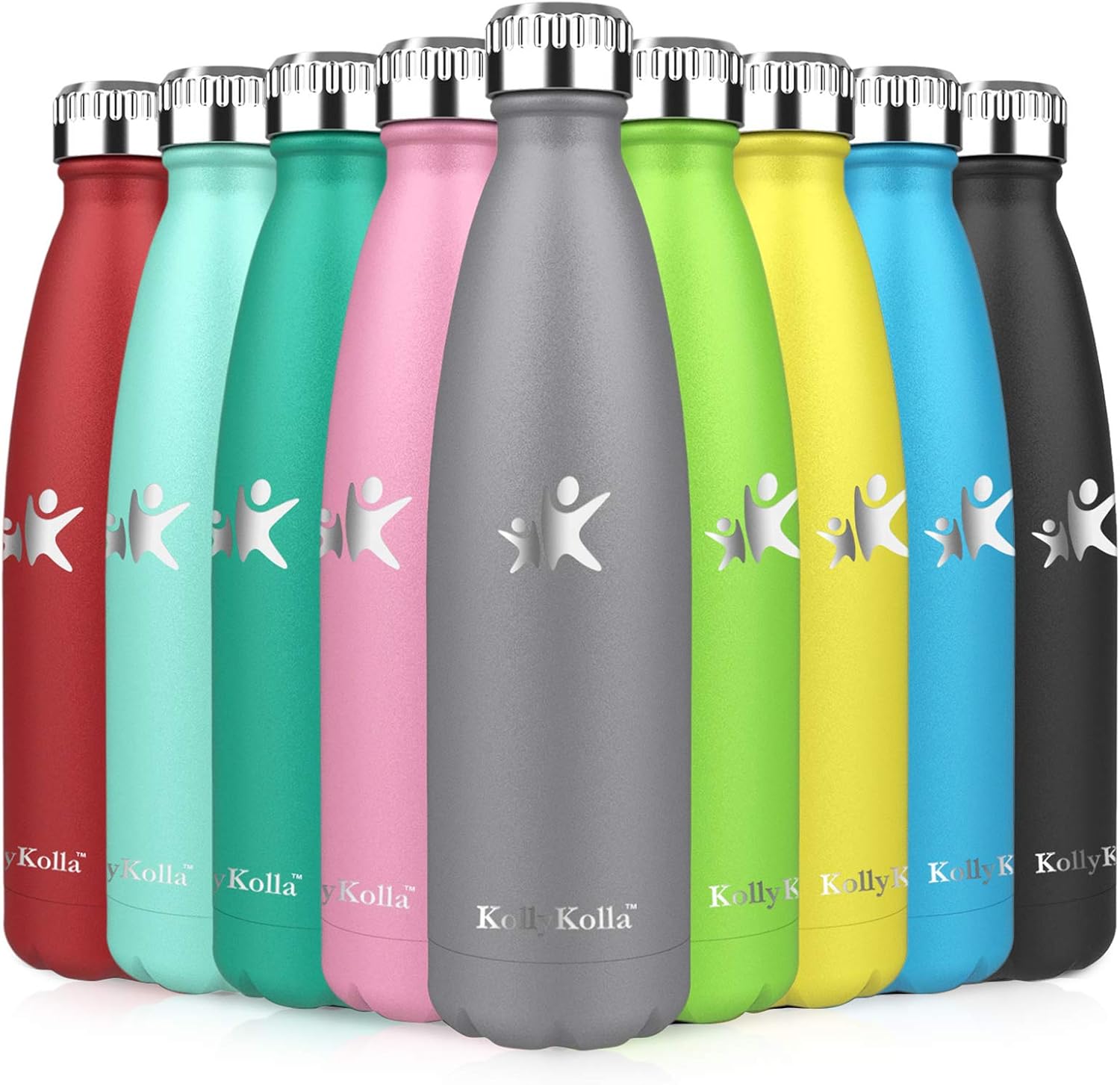 KollyKolla Stainless Steel Vacuum Insulated Water Bottle Double