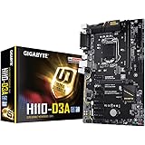 Gigabyte GA-H110-D3A Intel LGA1151 DDR4 USB 3.1 m.2 GB LAN ATX Motherboard - Black