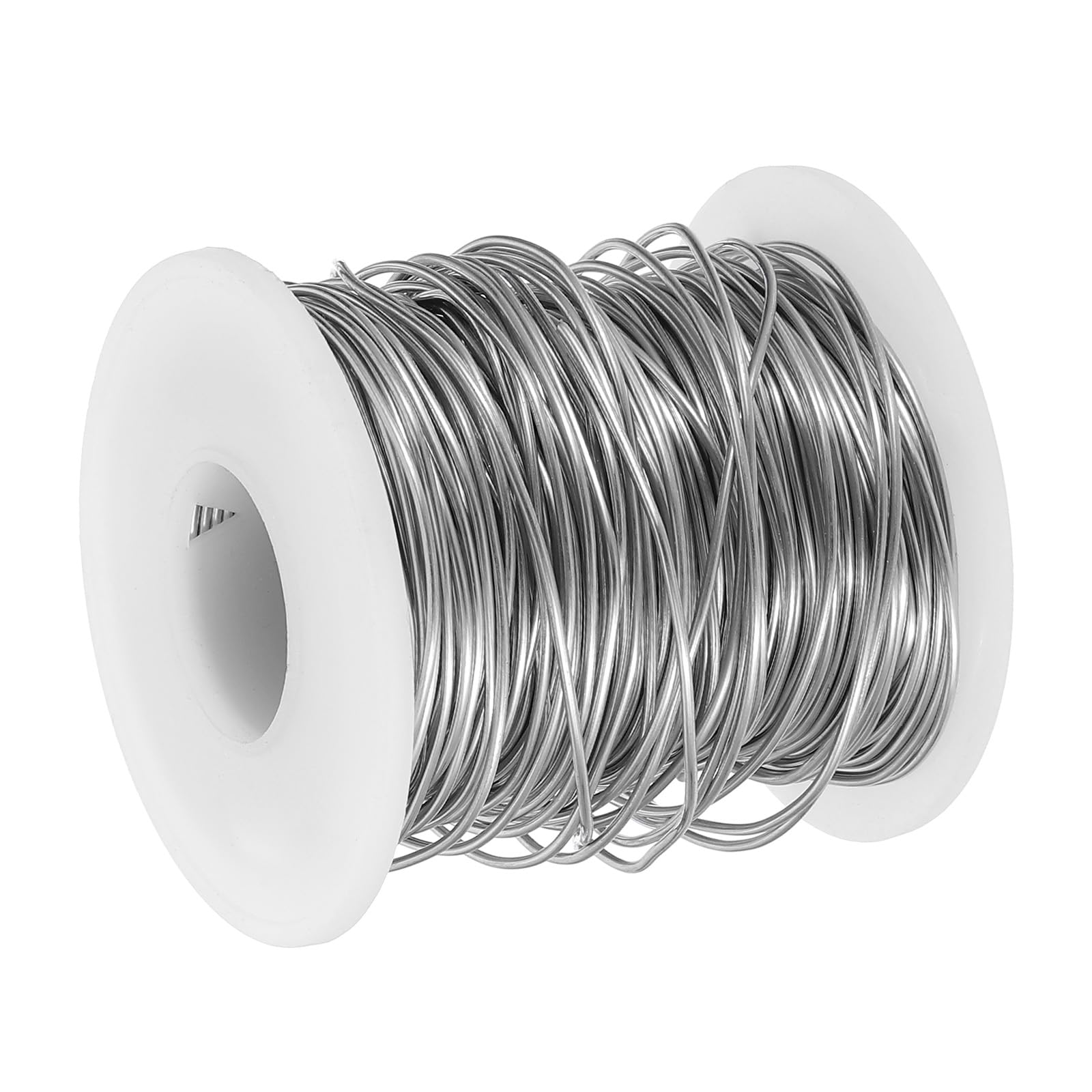 PATIKIL 18 Gauge Jewelry Copper Wire, 25m/82Ft Spool Pure Copper Wire Craft Wire Tarnish Resistant Copper Beading Wire for Jewelry Making Supplies, Silver