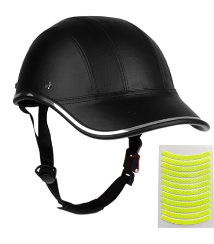 Lightweight Bike Helmet For Adults - Adjustable, Breathable, Baseball Cap Style For Commuting & Urban Cycling